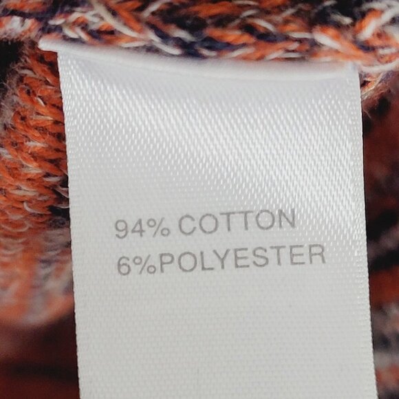 J. Jill Pure Jill Sz Large Petite Sweater Space Dyed Oversized Cotton Mature EUC - Picture 6 of 8